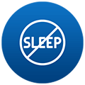 Chronic Insomnia no sleep icon